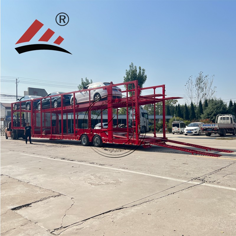 2-осный полуприцеп для перевозки автомобилей в Саудовскую Аравию 2-осный полуприцеп для перевозки автомобилей в Саудовскую Аравию